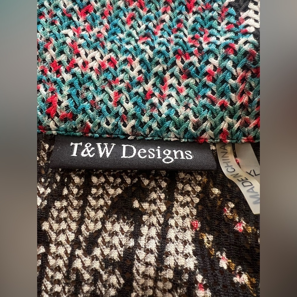 T&J Designs Multicolor Patterned Blazer - Picture 2 of 15